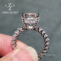 Factory Outlet Round Brilliant Cut    Rings Jewelry Engagement Ring Diamond
